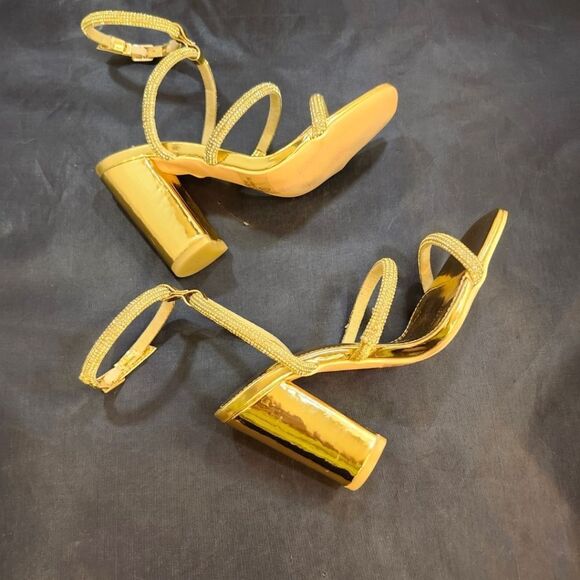 BRAND NEW OLIVIA JOHNSON BLOCK HEEL SQUARE-OPEN TOE SANDAL - Picture 6 of 15